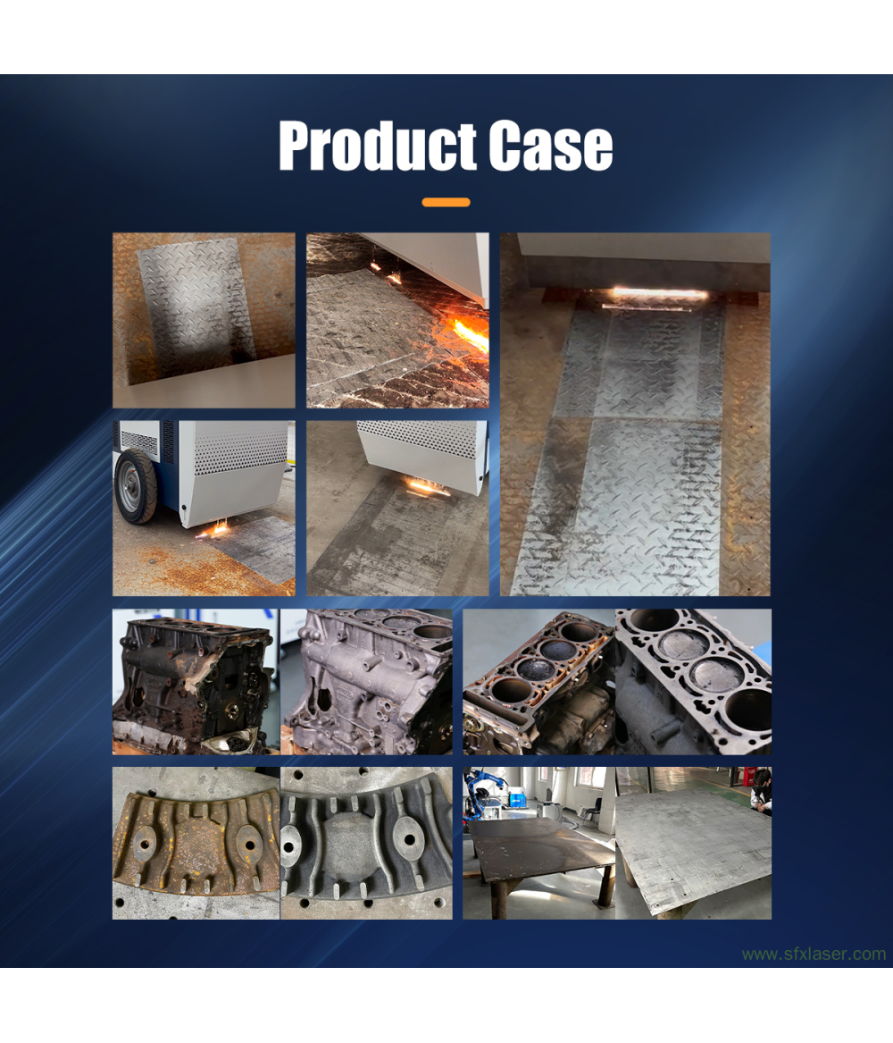 SFX 3000W Intelligent Laser Floor Cleaning Machine for Metal Concrete and Stone Floors Oil Rust Paint Removal Large Steel Plate Laser Rust Remover SFX 3000W Intelligent Laser Floor Cleaning Machine for Metal Concrete and Stone Floors Oil Rust Paint Removal Large Steel Plate Laser Rust Remover